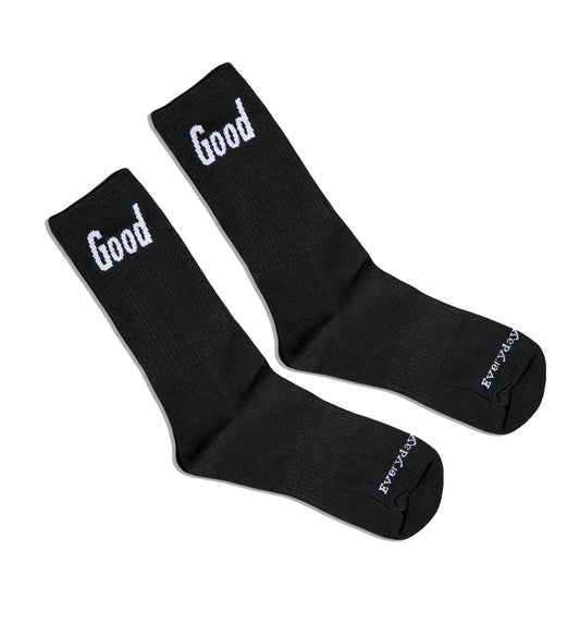 “Good Socks” (black)