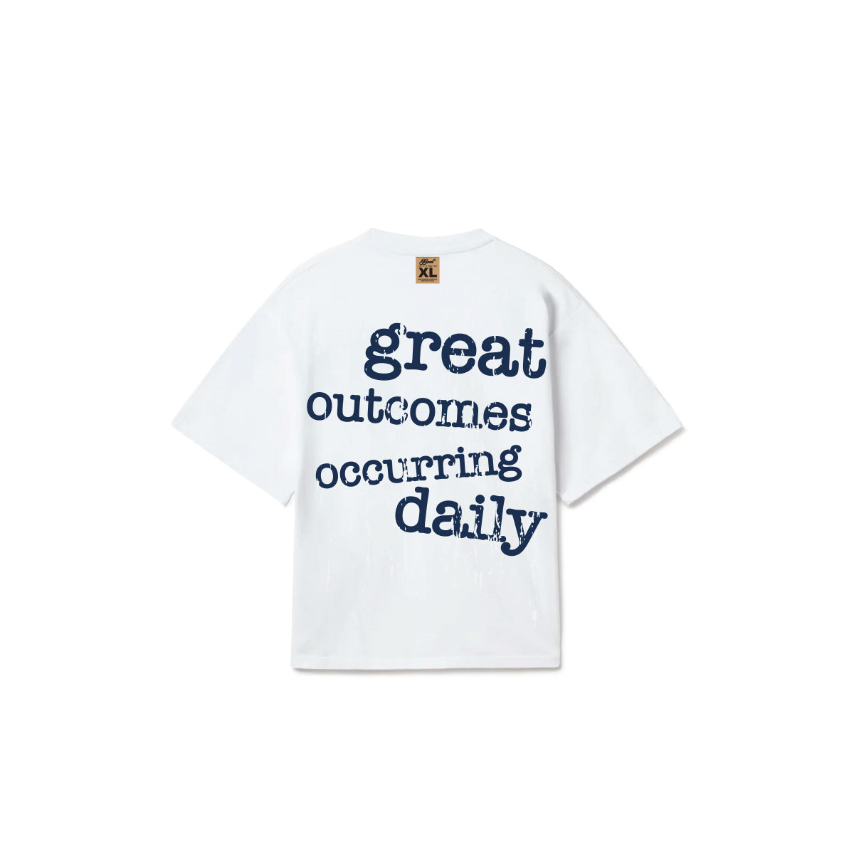 Good Oval Icy (white/navy)